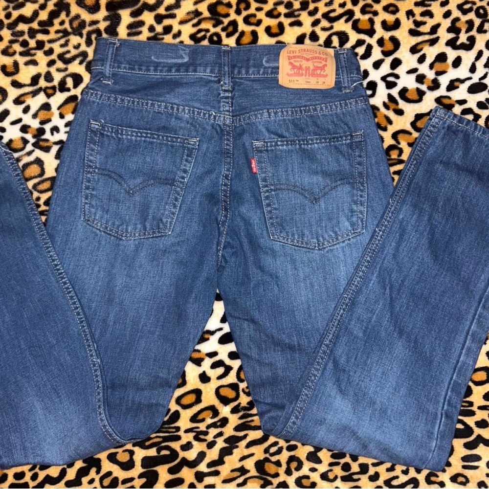 Levi’s Dark Wash Slim Denim Jeans